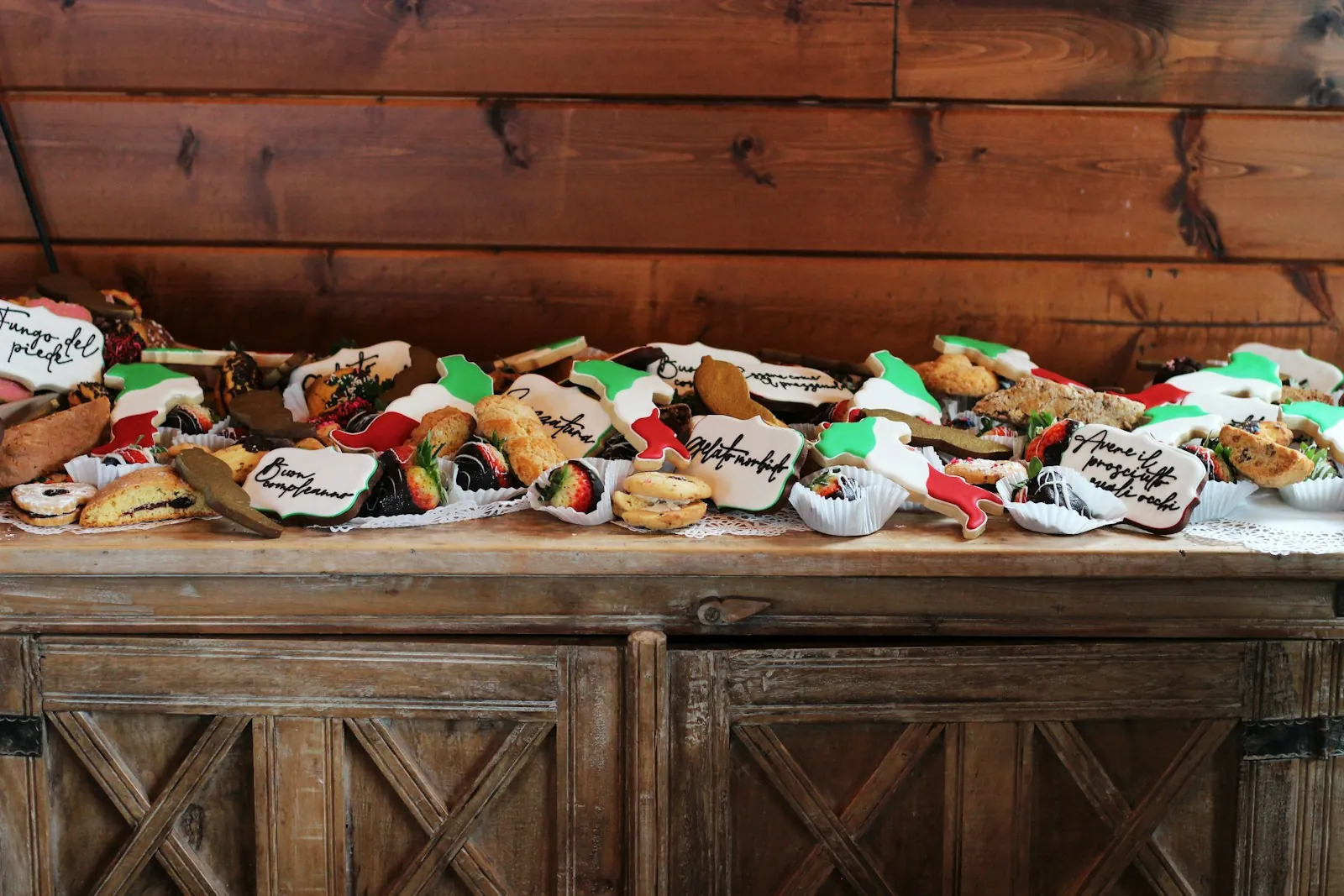 Galletitas con mensaje para un evento