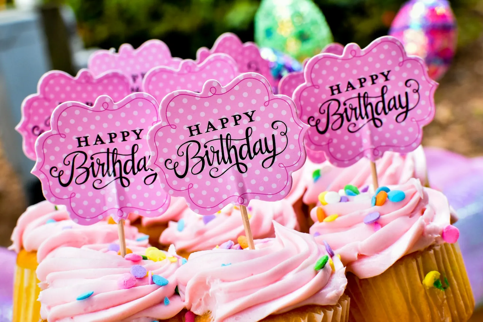 Cupcakes de cumpleaños x6